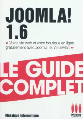 Couverture du produit · Joomla! 1.6