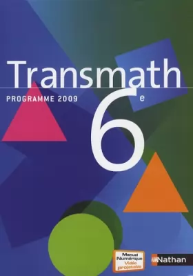 Couverture du produit · Transmath 6e