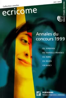 Couverture du produit · Ecricome annales du concours,1999