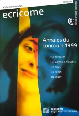 Couverture du produit · Ecricome annales du concours,1999