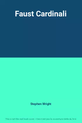 Couverture du produit · Faust Cardinali