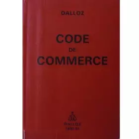 Couverture du produit · Code de commerce, 1990-1991 (Codes Dalloz)
