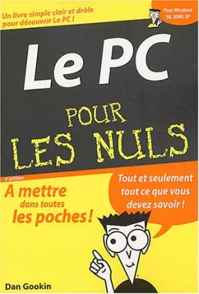 Couverture du produit · Le PC pour les nuls