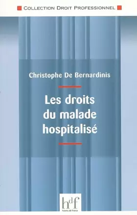 Couverture du produit · Les droits du malade hospitalisé