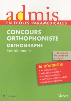 Couverture du produit · Concours Orthophoniste - Orthographe