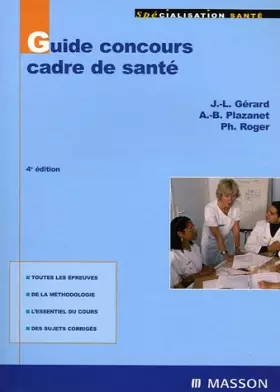 Couverture du produit · Guide concours cadre de santé