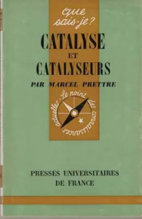Couverture du produit · Catalyse et catalyseurs