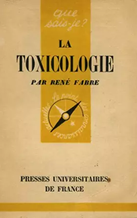 Couverture du produit · La toxicologie 1948 / Fabre, René / Réf5484