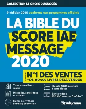 Couverture du produit · Bible du score iae message 2020