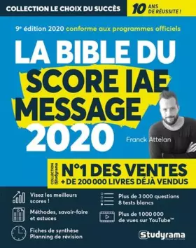 Couverture du produit · Bible du score iae message 2020