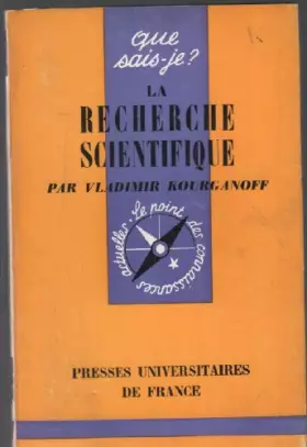Couverture du produit · La Recherche Scientifique