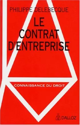 Couverture du produit · CONTRAT D'ENTREPRISE 1E ED