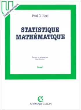 Couverture du produit · Statistique mathématique Tome 1 : Statistique mathématique