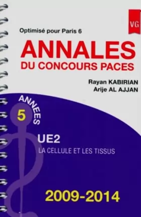 Couverture du produit · Annales du concours PACES UE2 2009-2014: Optimisé pour Paris 6