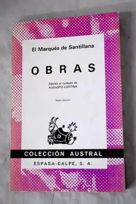 Couverture du produit · Obras "marques de santillana"