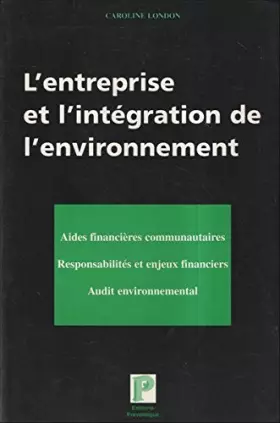 Couverture du produit · L'Entreprise et l'intégration de l'environnement