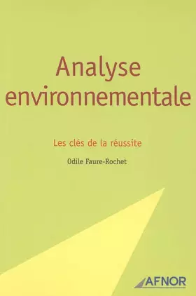 Couverture du produit · Analyse environnementale : Les clés de la réussite