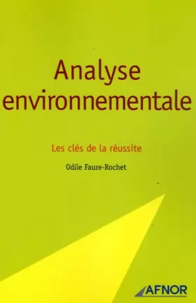 Couverture du produit · Analyse environnementale : Les clés de la réussite