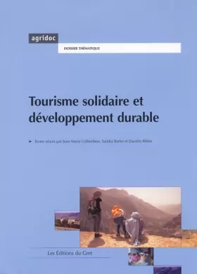 Couverture du produit · Tourisme solidaire et développement durable
