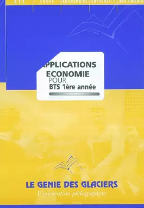 Couverture du produit · Applications économie BTS 1e année