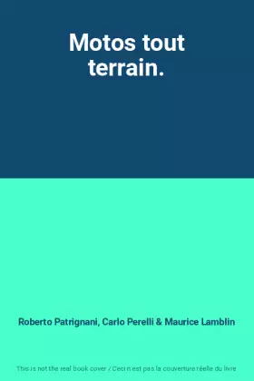 Couverture du produit · Motos tout terrain.