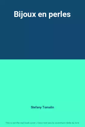 Couverture du produit · Bijoux en perles
