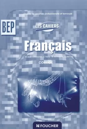 Couverture du produit · Les cahiers de Français: Corrigé