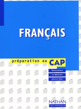 Couverture du produit · Français, CAP, 1997. Livre de l'élève