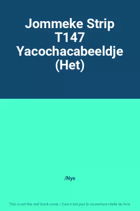 Couverture du produit · Jommeke Strip T147 Yacochacabeeldje (Het)