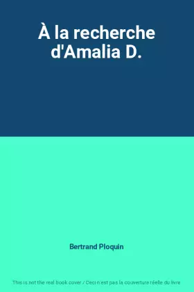 Couverture du produit · À la recherche d'Amalia D.