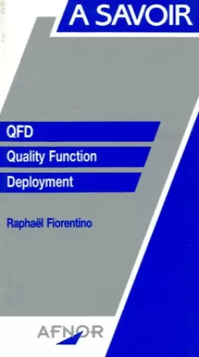 Couverture du produit · QFD