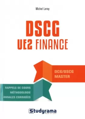 Couverture du produit · DSCG UE2 finance: DCG / DSCG / Master