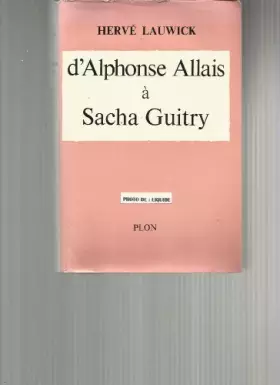 Couverture du produit · D'Alphonse Allais à Sacha Guitry