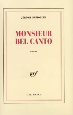 Couverture du produit · Monsieur Bel Canto