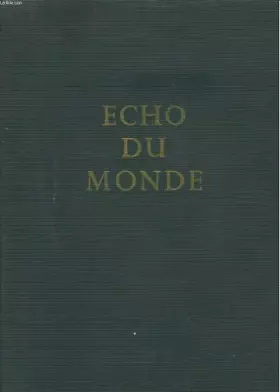 Couverture du produit · Echo du monde. volume 1