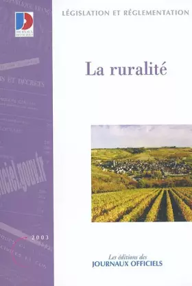 Couverture du produit · La ruralité