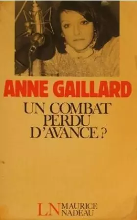 Couverture du produit · Un combat perdu d'avance ?