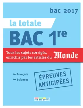 Couverture du produit · La totale Bac 1re