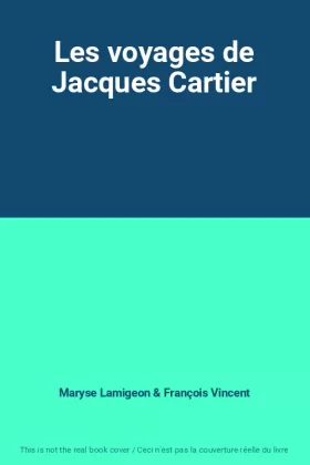 Couverture du produit · Les voyages de Jacques Cartier