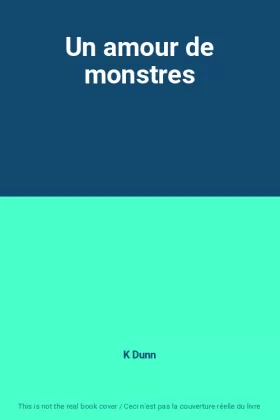Couverture du produit · Un amour de monstres