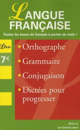 Couverture du produit · Langue française: toutes les bases du français à portée de main !