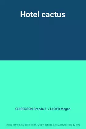 Couverture du produit · Hotel cactus