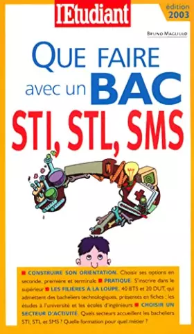 Couverture du produit · Que faire avec bac STI STL SMS