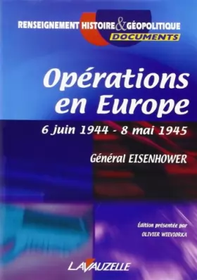 Couverture du produit · Operation en Europe 6 Juin 1944 - 8 Mai 1945