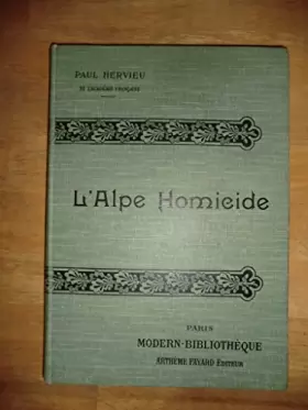 Couverture du produit · L'alpe homicide