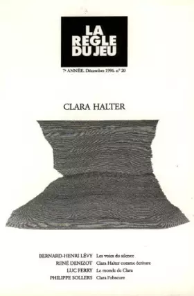 Couverture du produit · La règle du jeu n°20