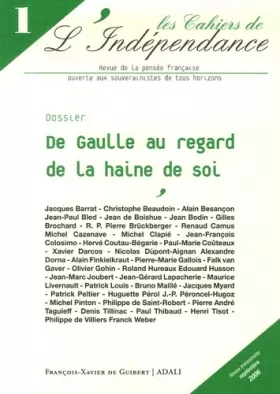 Couverture du produit · De Gaulle au regard de la haine de soi