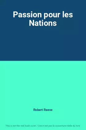 Couverture du produit · Passion pour les Nations