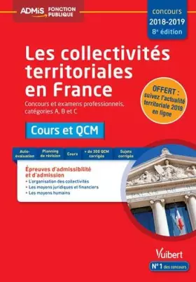 Couverture du produit · Les collectivités territoriales en France - Cours et QCM