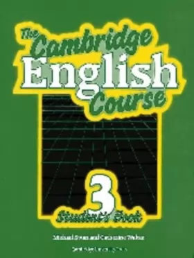 Couverture du produit · The Cambridge English Course 3 Student's book